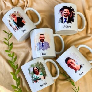 photo printed customized white mug size
